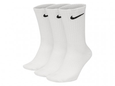 Nike Everyday Ponožky bílé vysoké 